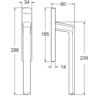Koln Series Spindle Drive Handle Type LS1