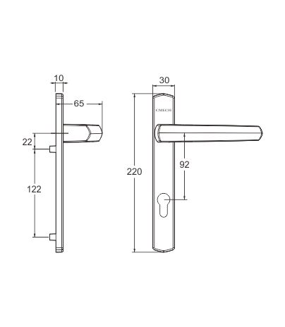 Koln Spindle Drive Handle Type D1