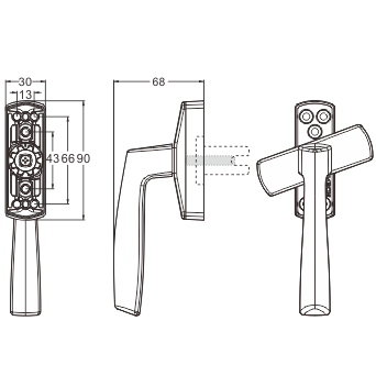 ber Iin series spindle and fork drive handle spec 7ea4671727
