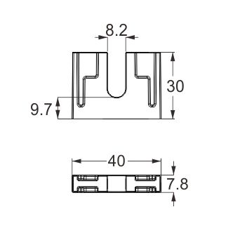 recessed handle fork drive